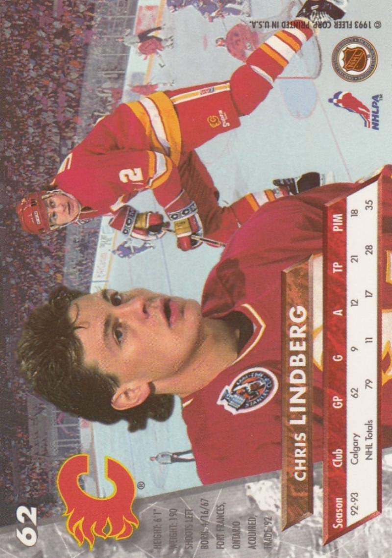 1993-94 Ultra #62 Chris Lindberg