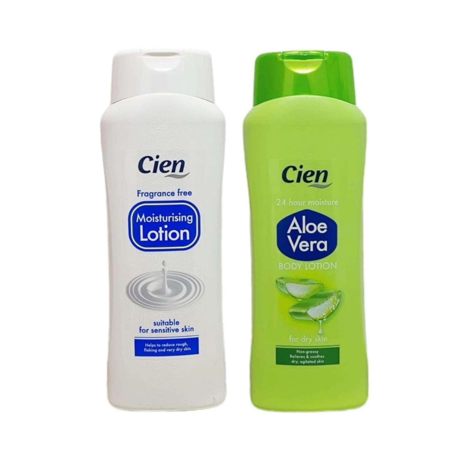 Set of Lidl - Cien | Moisturising Lotion - Suitable For Sensitive Skin & Aloe  Vera - Body Lotion - For Dry Skin | 500 mL Each : Amazon.co.uk: Beauty