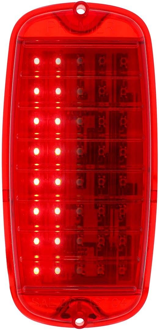 110199 40 Red LED Sequential Tail Light For 1960-1966 Chevy and Gmc Fleet side Truck