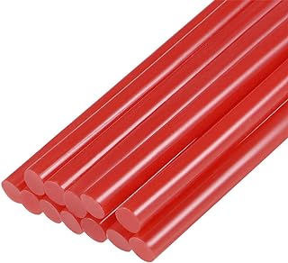 uxcell Mini Hot Glue Sticks for Glue Gun 7mm x 100mm Red 12pcs