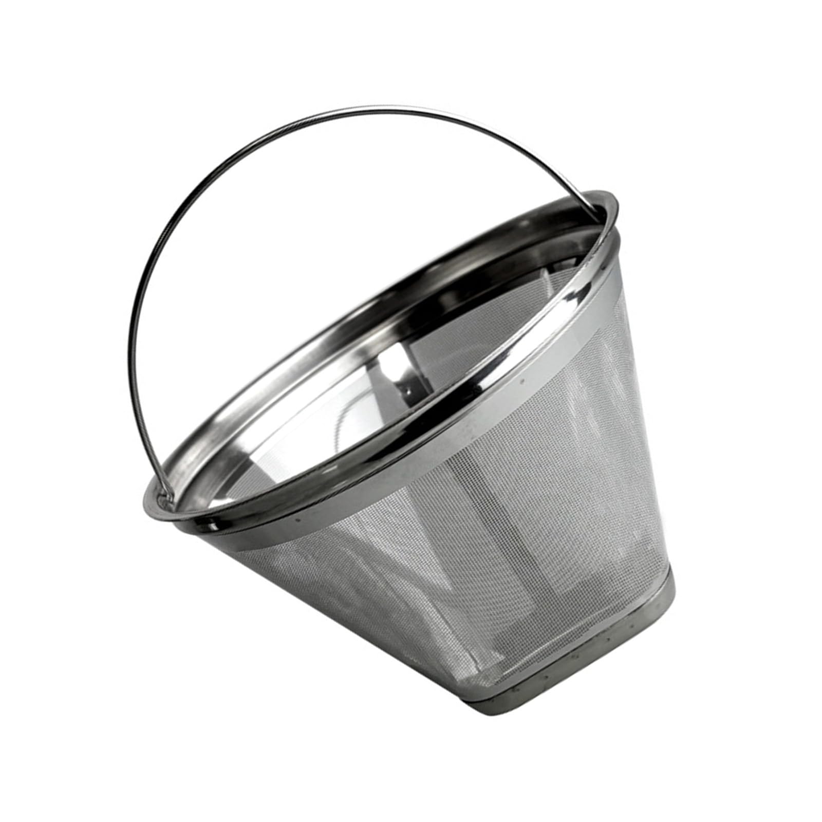 our fave 304 Stainless Steels Coffee Filter Fine Net Cone Shape Strainer Dishwasher Safe Homes Brewing Tool Maker Filter