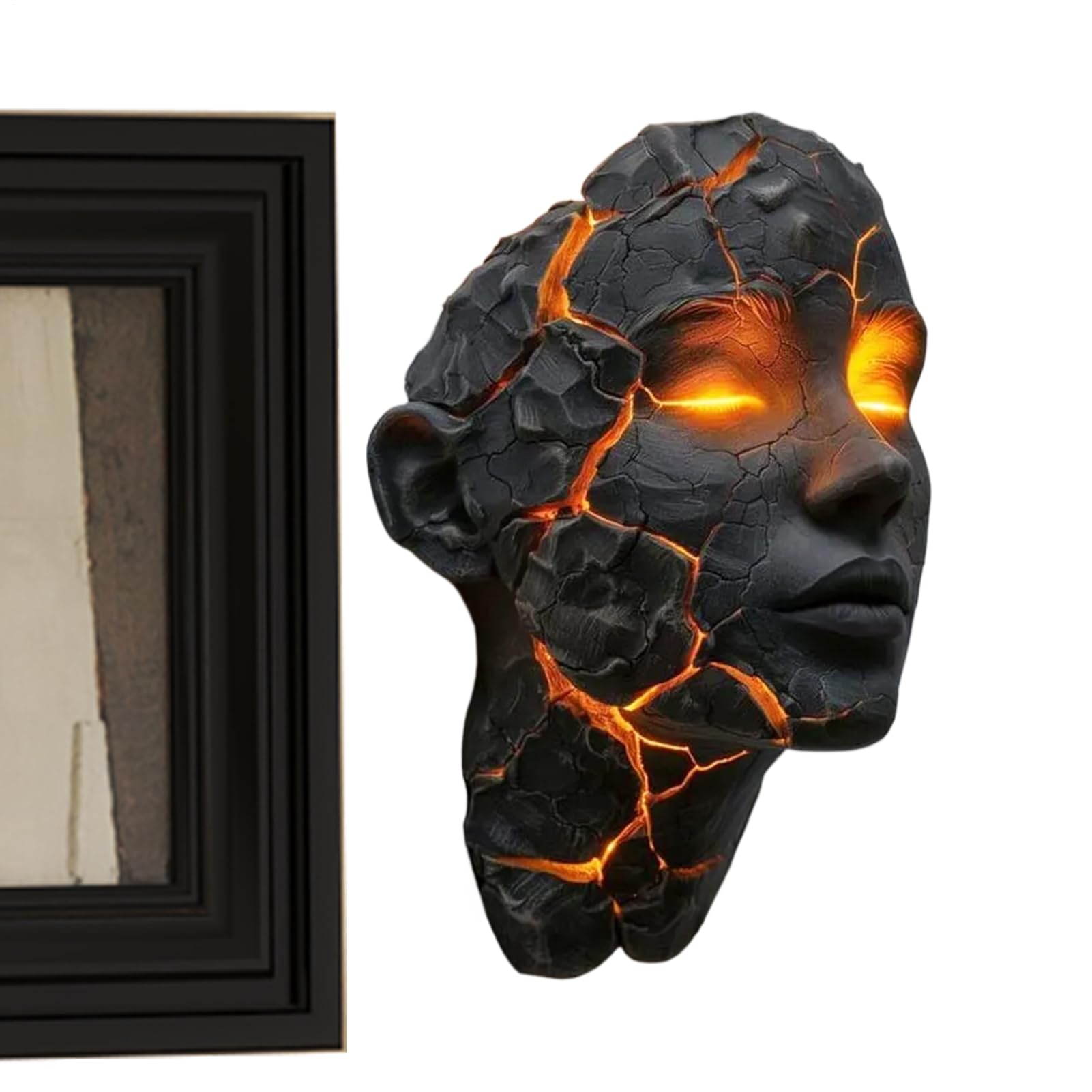 Apliques de pared volcán 3D para ambientar pasillos, cafés y dormitorios 8