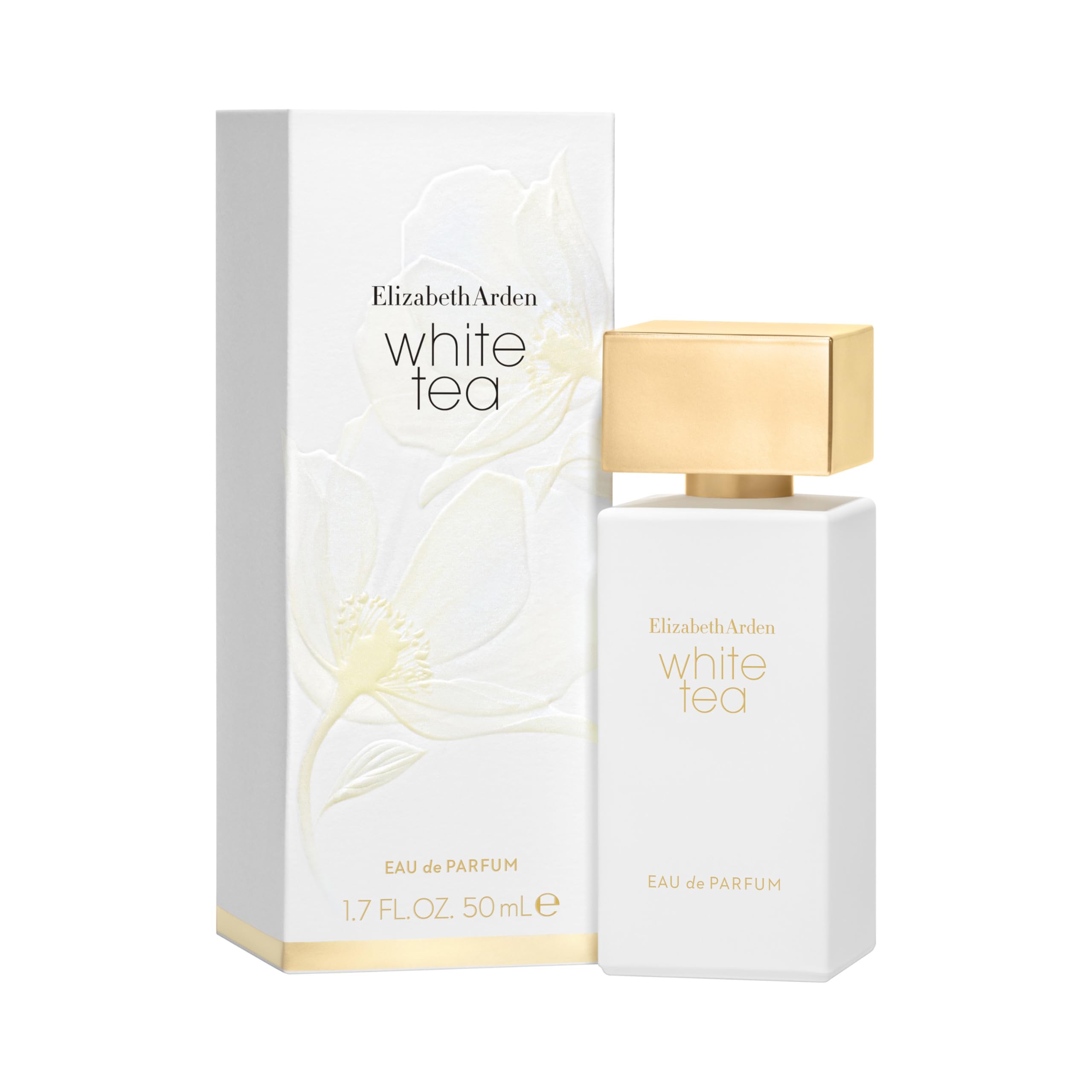 Elizabeth Arden - White Tea, Eau de Parfum, Parfüm mit weißem Tee und einem Meeresbrise-Akkord, blumiger Duft, frisches, weibliches und süßes Aroma, Parfüm für Frauen, 50 ml