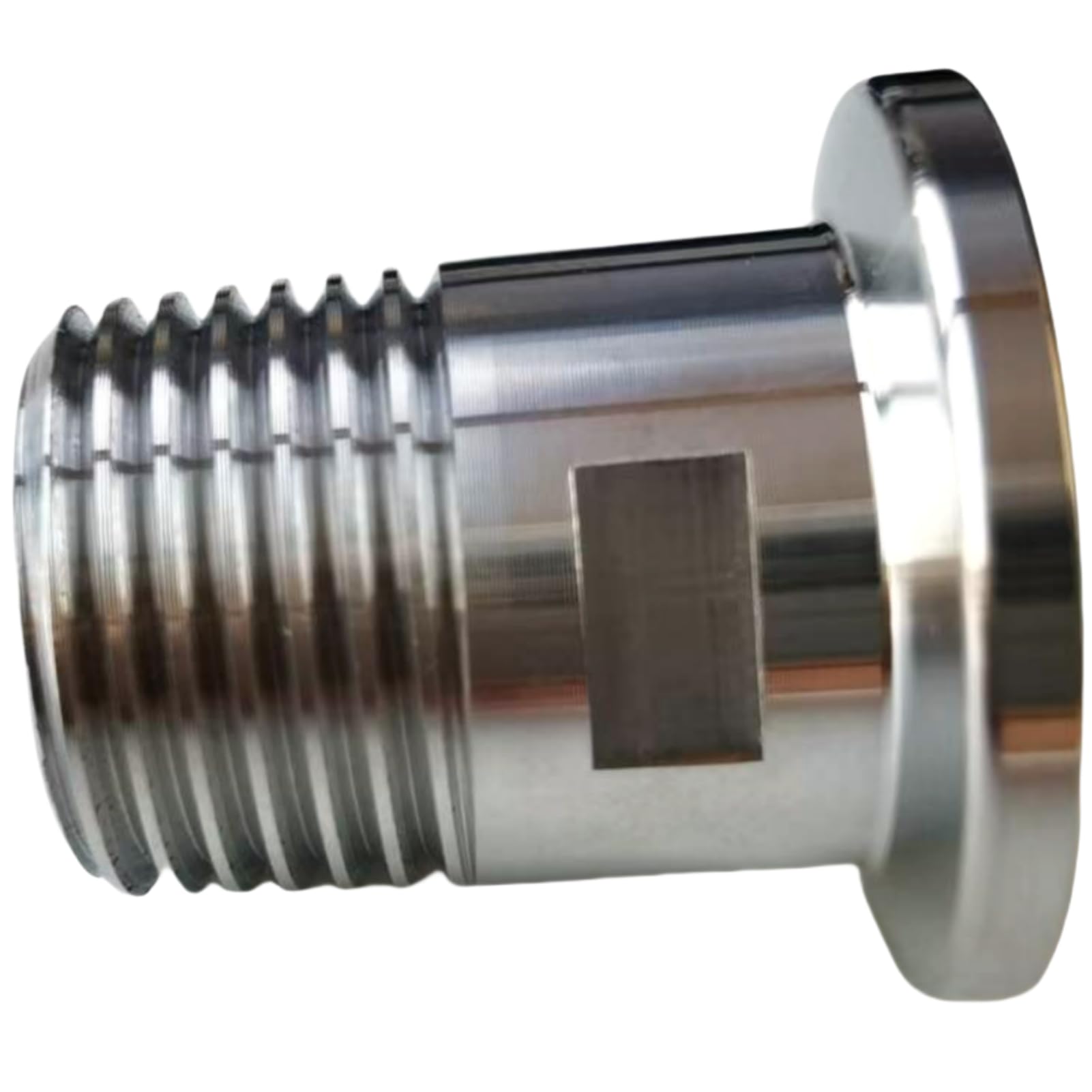 Adaptador de vacío con brida NPT de acero inoxidable 304 a KF, conector de sellado al vacío duradero para un rendimiento fiable en sistemas de vacío