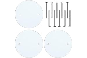 3 Pack Octagon Box Covers, Metal Ceiling Blank Up Cover (White)