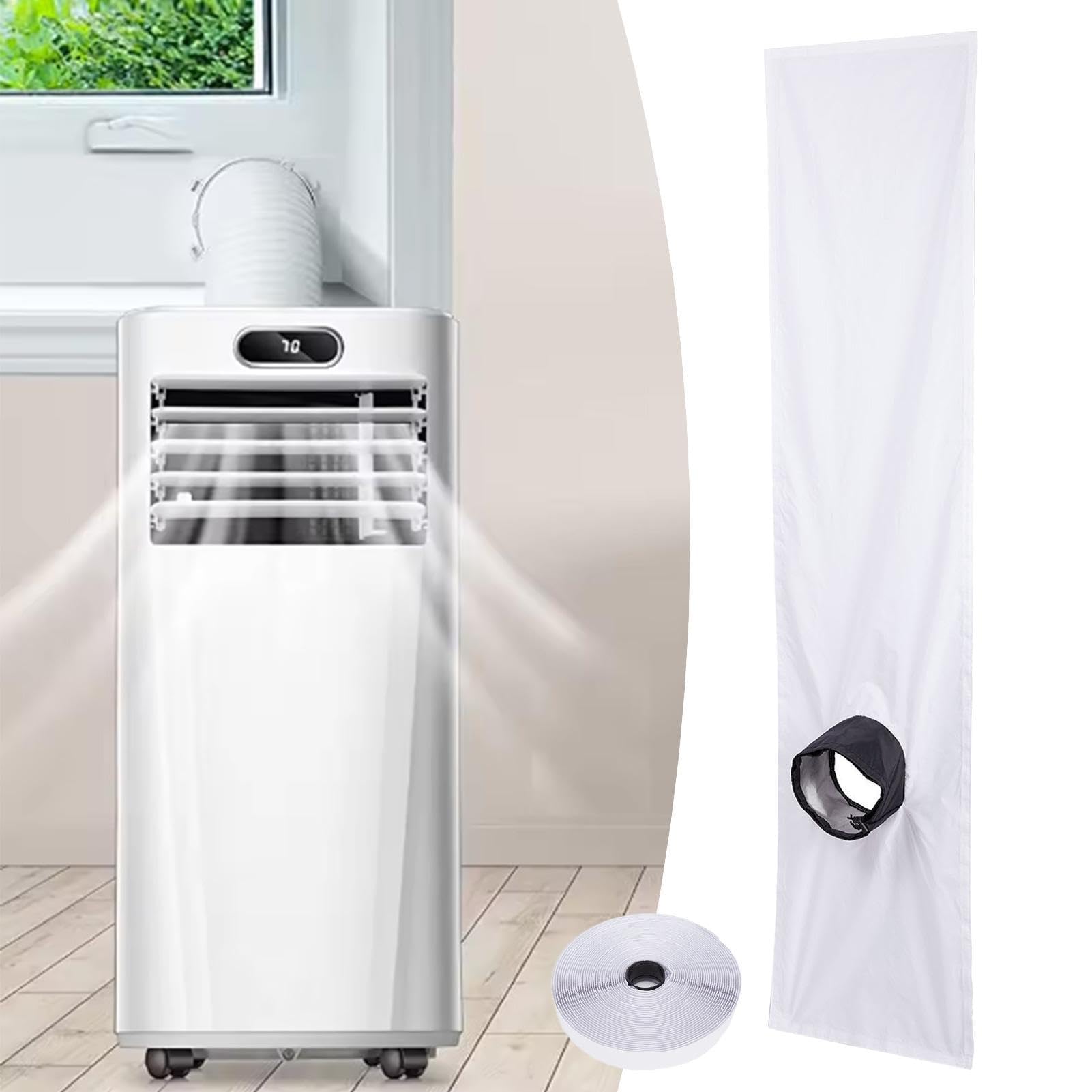 Guarnizione per finestra AC portatile, per risparmio energetico e smorzamento del suono, ideale per uso domestico, commerciale e sul posto di lavoro, facile installazione, design durevole