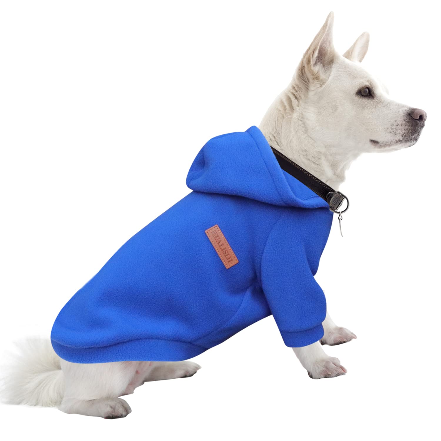 HuaLiSiJi Sudadera Perro Pequeños Jersey para Perros Dog Hoodie Ropa Perro Pequeños, Cálido y Ligero, Textura Suave, Fácil de Usar y Color Brillante (X-Large, Azul Oscuro)