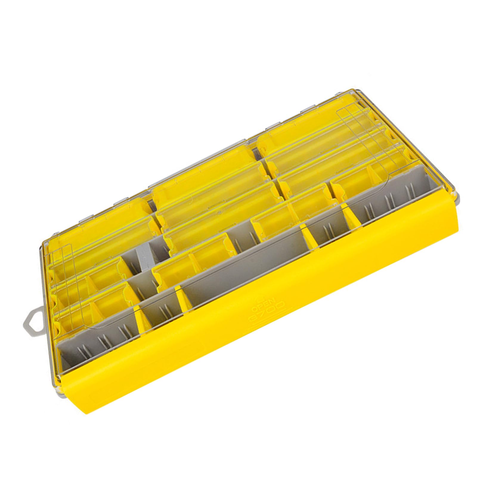 Caja de aparejos de gran capacidad, portátil, multifuncional, impermeable, accesorios para acampar al aire libre, caja de almacenamiento para aparejos