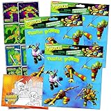 Ninja Turtles Stickers Travel Activity Set Bundle with Stickers, Activities, and Superhero Door Hanger