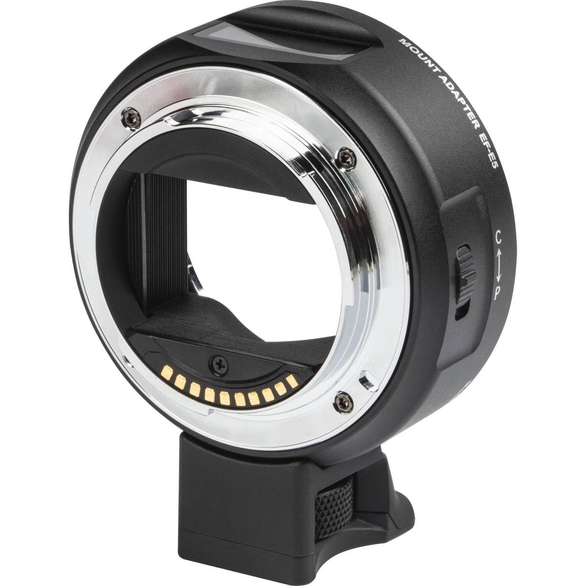 VILTROX EF-E5 Smart Lens Mount Adapter Full Frame CDAF/PDAF Auto Focus with OLED Screen,Manual Adjust Aperture for Canon EF/EF-S Lens to Sony E Mount Camera A9/A7RIII/A7III/A7II/A6500/A6300