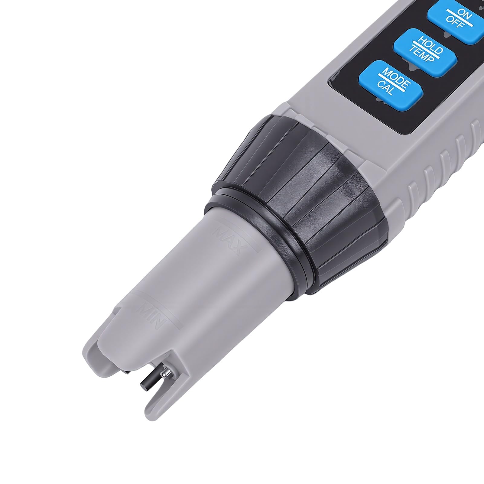 Jiawu 8-in-1-Wasserqualitätstester TDS EC PH Temp ORP S.G CL Salz für Pool | ABS-Material, automatische Temperaturkompensation von 0–60 °C, 200-mAh-Batterie, Hydroponiktests im Pool-Spa