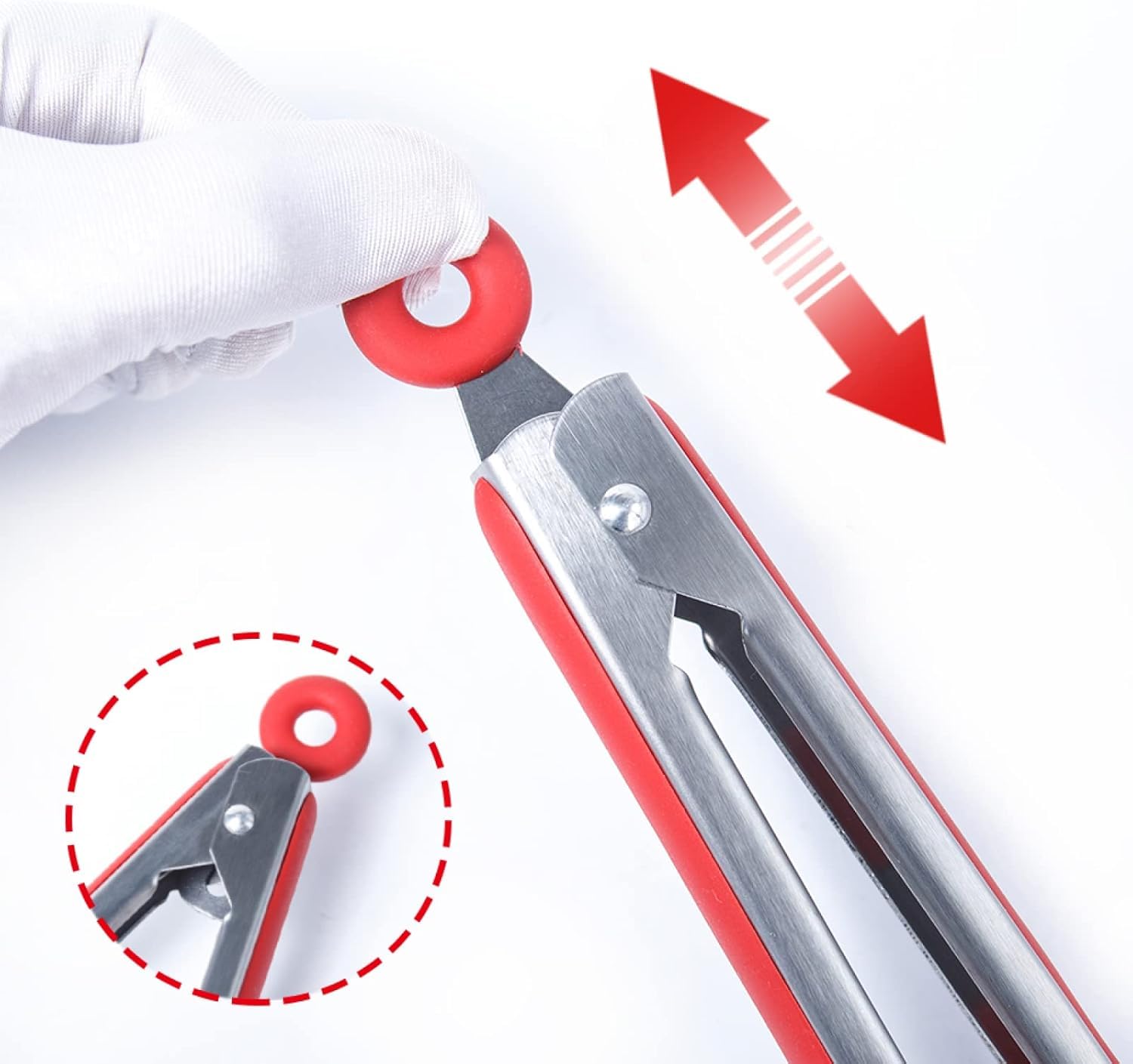 Juego de Utensilios de Cocina, Los Utensilios De Cocina Fijaron 2 En 1 Herramientas 2pcs del Silicón del Marco Resistente Al Calor Antiadherente