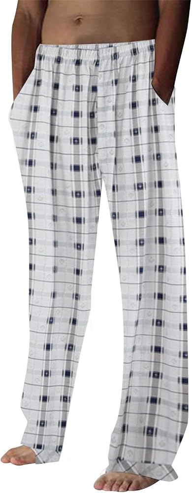 Pack De 6 Pyjamas Homme – Légers, Respirants, Taille élastique – Pour Nuit Confort Et Détente à La Maison