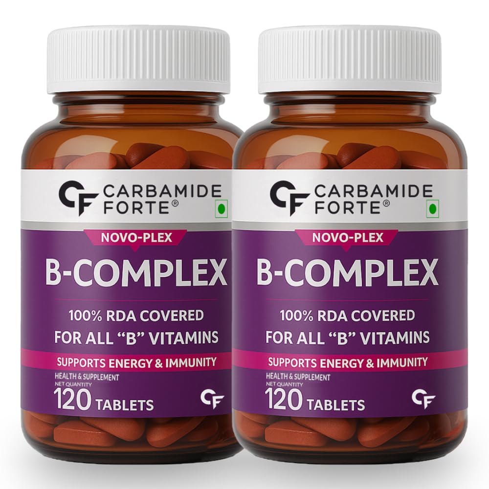 Carbamide Forte Vitamin B-Complex Tablets - 100% RDA for B Vitamins ...