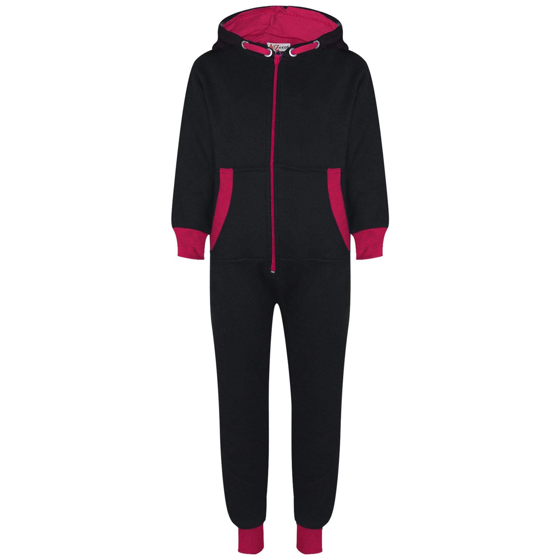 A2Z 4 Kids Onesie Contrast Fleece - Onesie 350 Pink 13