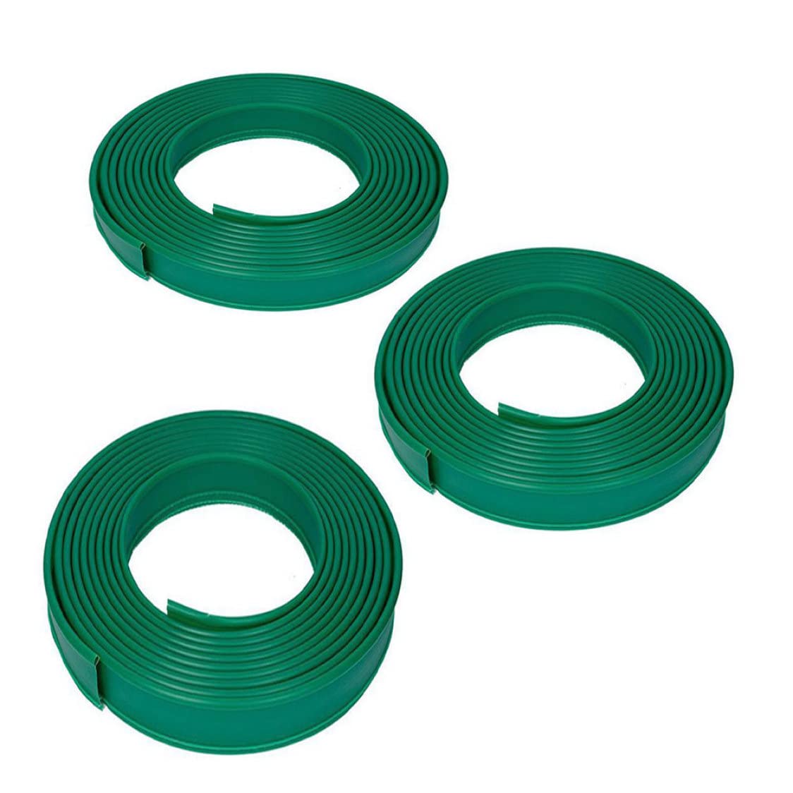 Obelunrp Landscape Edging, Rubberific Landscape Edging Garden Edging Border, Hammer Edging for Landscaping Garden, Flower Beds, and Lawn (Green)