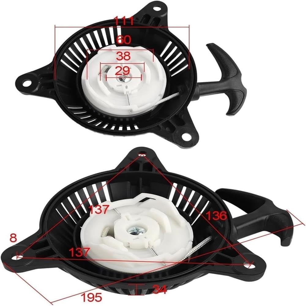 Engine Recoil Starter Pull Start Fit for GXH50 GXV50 WX15 GXH50U 49cc 4 Stroke Lawn Mower OEM 28400-ZM7-003