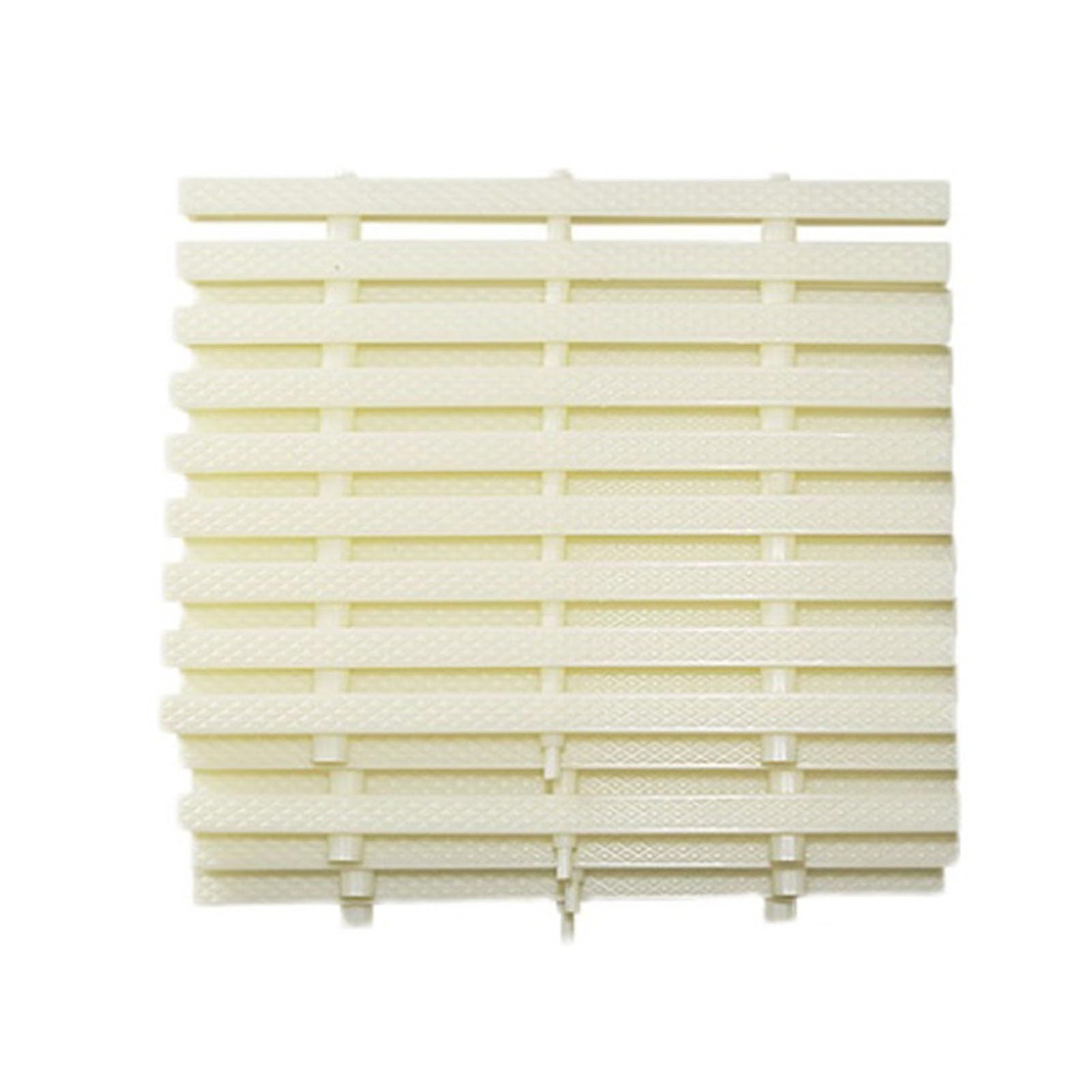 Grille de drainage pour piscine et terrasse extérieure coloris os pour aménager votre jardin