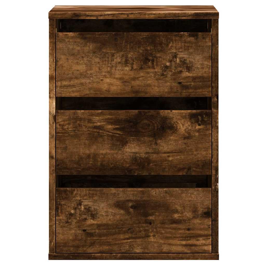 Komoda 3 szuflady 40 x 41 x 58 cm materiał drewnopochodny | Stabilny, odporny na wilgoć, łatwy w pielęgnacji, górna płyta do dekoracji