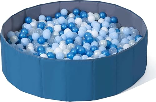 Piscina de bolas para niños pequeños como patio de juegos, corralito para bebés, valla, tela Oxford, portátil y plegable, piscina de bolas grande
