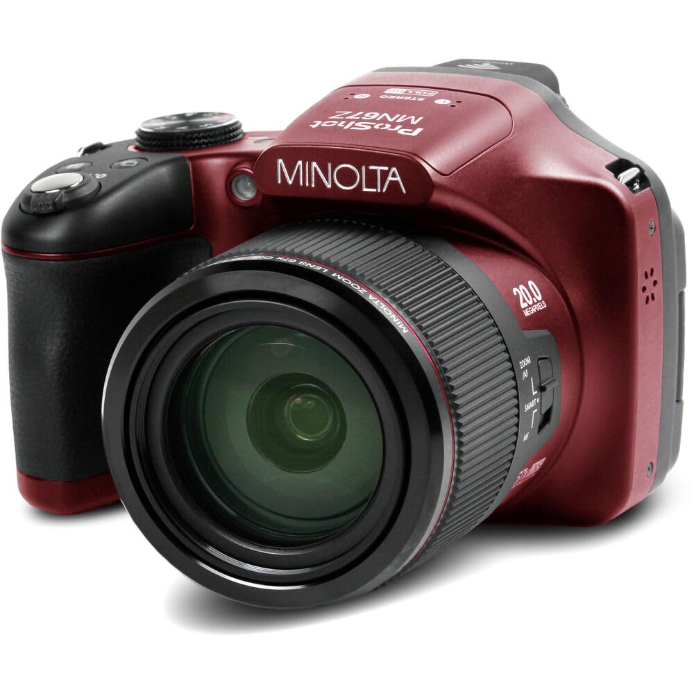 Amazon.com : MINOLTA MN67Z 20 MP / 1080P FHD Bridge Digital Camera