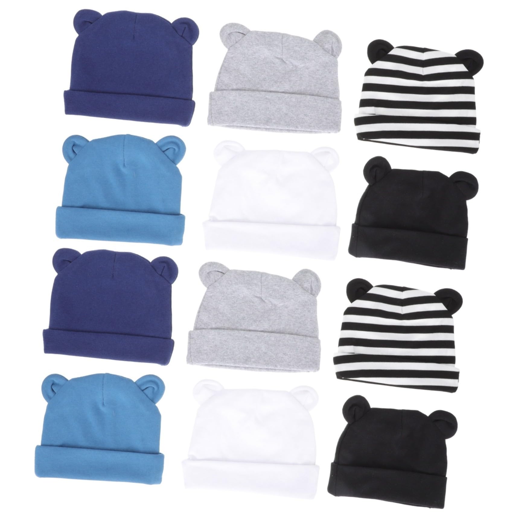 Gorro Fetal Infantil Sombrero De Niña Gorro Infantil De Algodon Sombreros De Bebé Recién Nacido Sombrero De Bebé con Orejas Gorros Infantiles Algodón