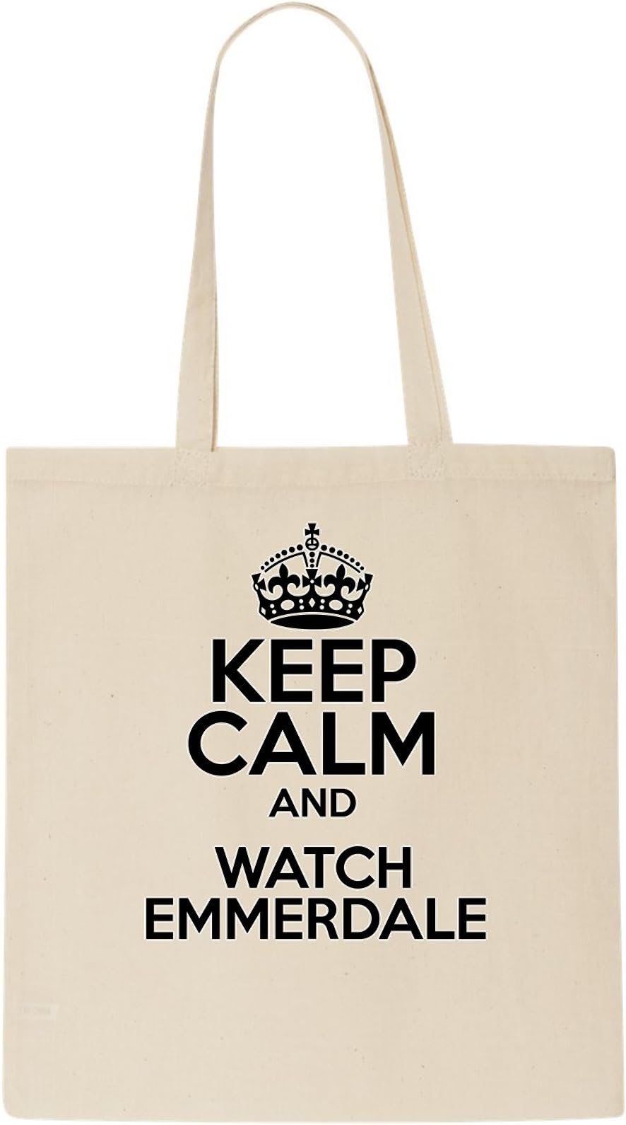 Keep Calm AND WATCH EMMERDALE Tote Bag