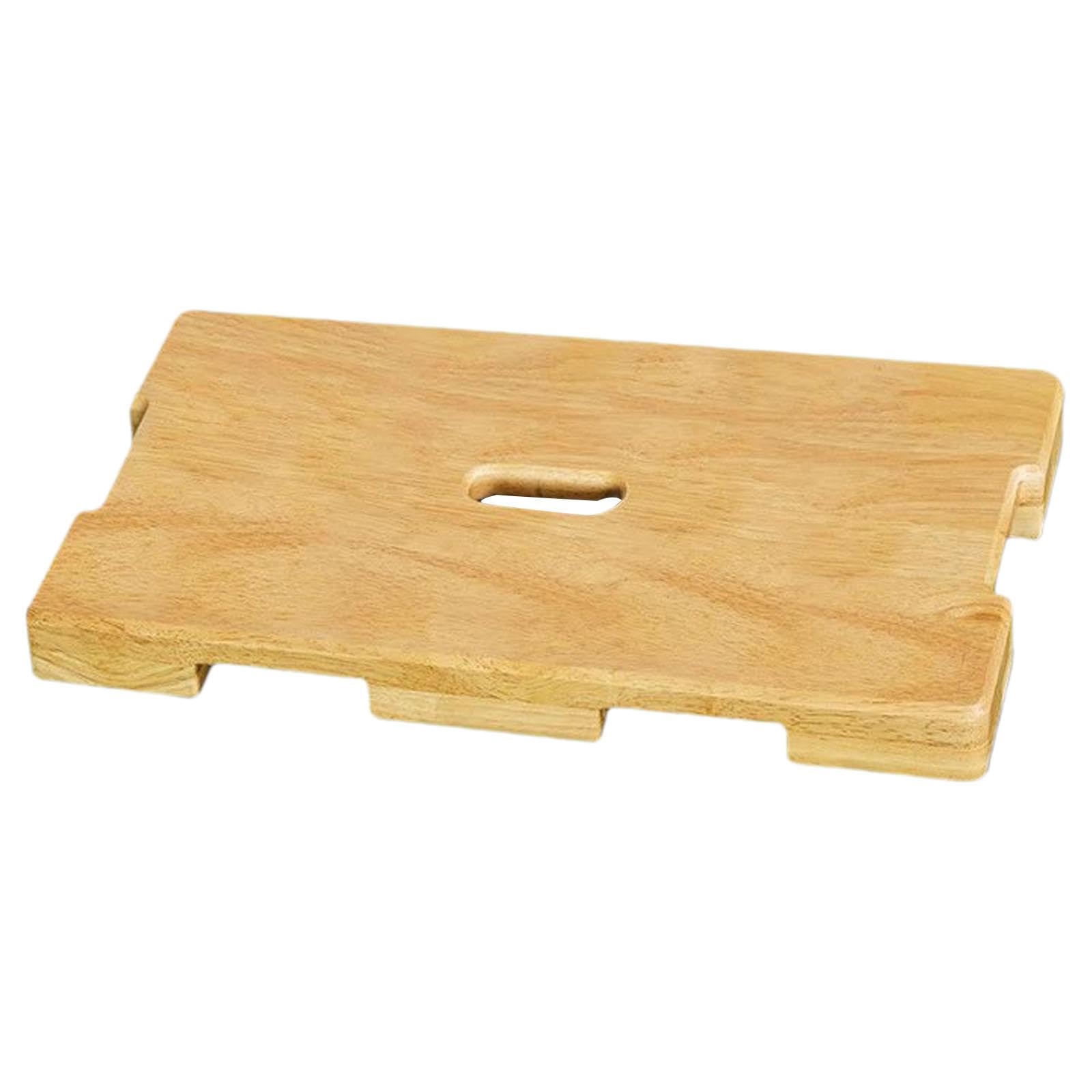 Homyl Fitness Footboard Resistance Band Exercise Board Wood Fitness Accessory Easy to Use for Home Gym Muscle Strengthening, Style A