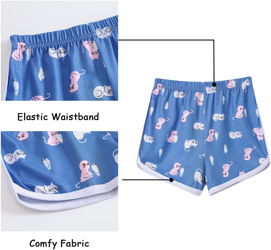 MyFav Big Kids Girls Sleeveless Sleepwears Hearts Shape Striped Pajama Nightgown - Image 6