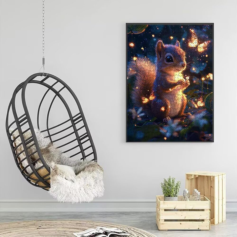 Puzzle 3000 Pezzi, Scoiattolo Stelle 3D Puzzle per Adulti Impegnativo, Educa Puzzles Artistico, Divertente E Stimolante Puzzles Decorativo per La Famiglia, Regalo e Decorazione Pareti DX0YL6-869