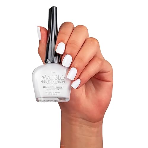 Miniatura 2 de MASGLO Gel Evolution - Juego de 3 esmaltes de uñas, no necesita lámpara UVLED, secado rápido, uso de 12 días, fórmula libre de 14, acabado