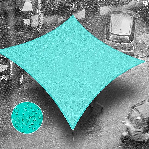 Royal Shade 10' x 18' Turquoise Rectangle Waterproof Sun Shade Sail Order to Make rsTADS14 Canopy Awning, UPF50+ 98% UV Blockage Water Resistant, Outdoor Backyard Patio Garden Carport (We Customize)