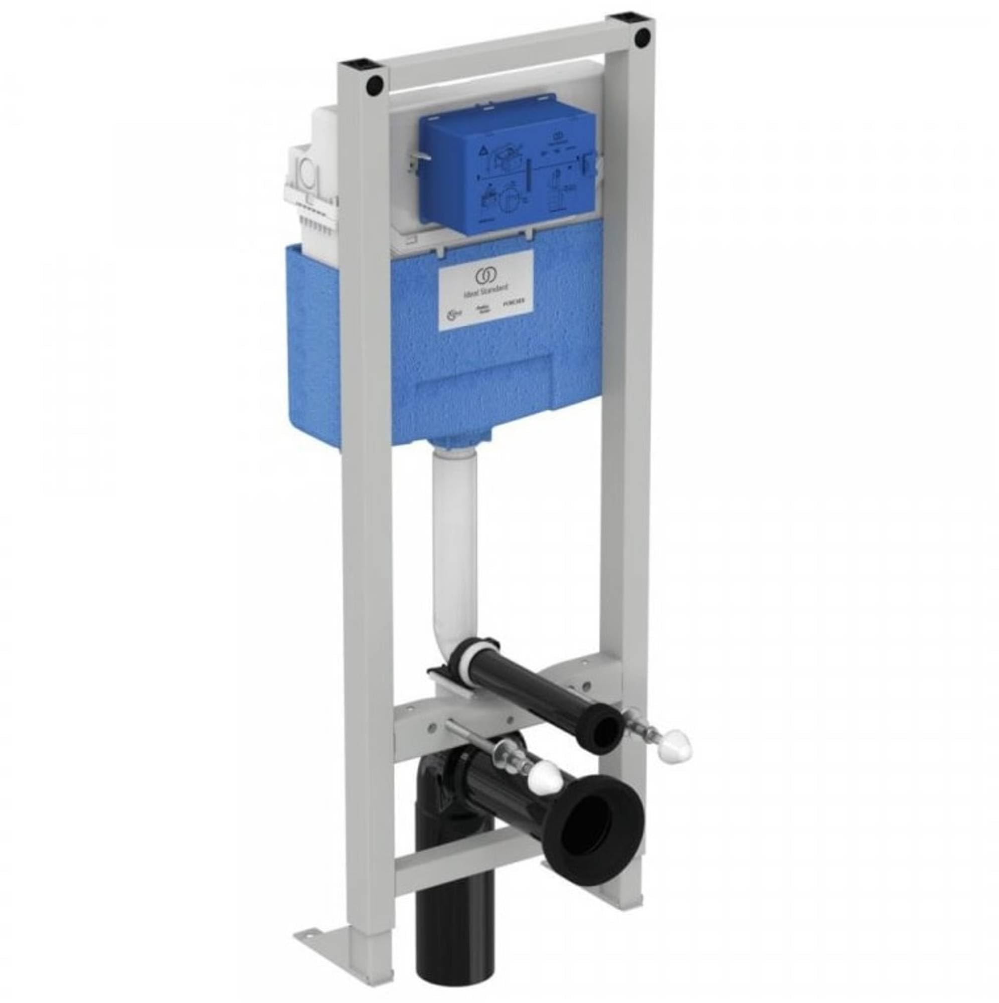 Ideal Standard R015467 ProSys Vorwandelement WC freistehend, Trockenbau, WC-Element Montageelement für WC, Spülkasten 2-Mengen Spülung, Kombinierbar mit Hygienesystem SMART FLUSH