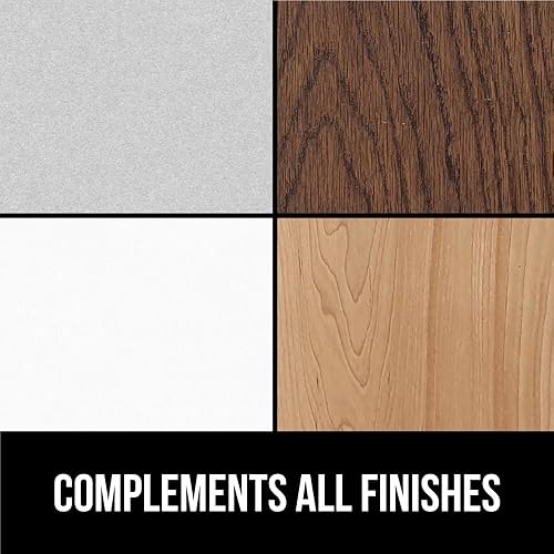 Miniatura 9 de Gorilla Grip Paquete de 10 pomos redondos duraderos de aleación de zinc negro de 1.25 pulgadas, tiradores de cajón resistentes al óxido y a los