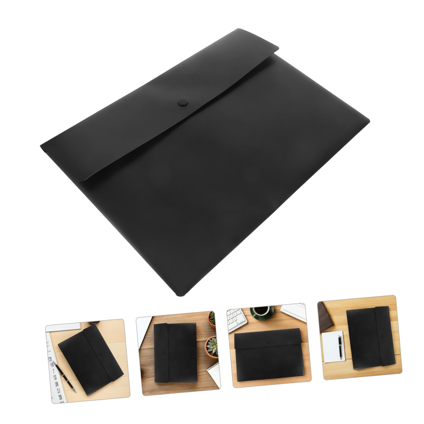 VILLCASE 10pezzi Cartelle Di Plastica Portadocumenti Da Cartella Portadocumenti Con Bottone Pressione Cartella Documenti Organizer Per Buste Custodia Di Carta Per Documenti Da Ufficio
