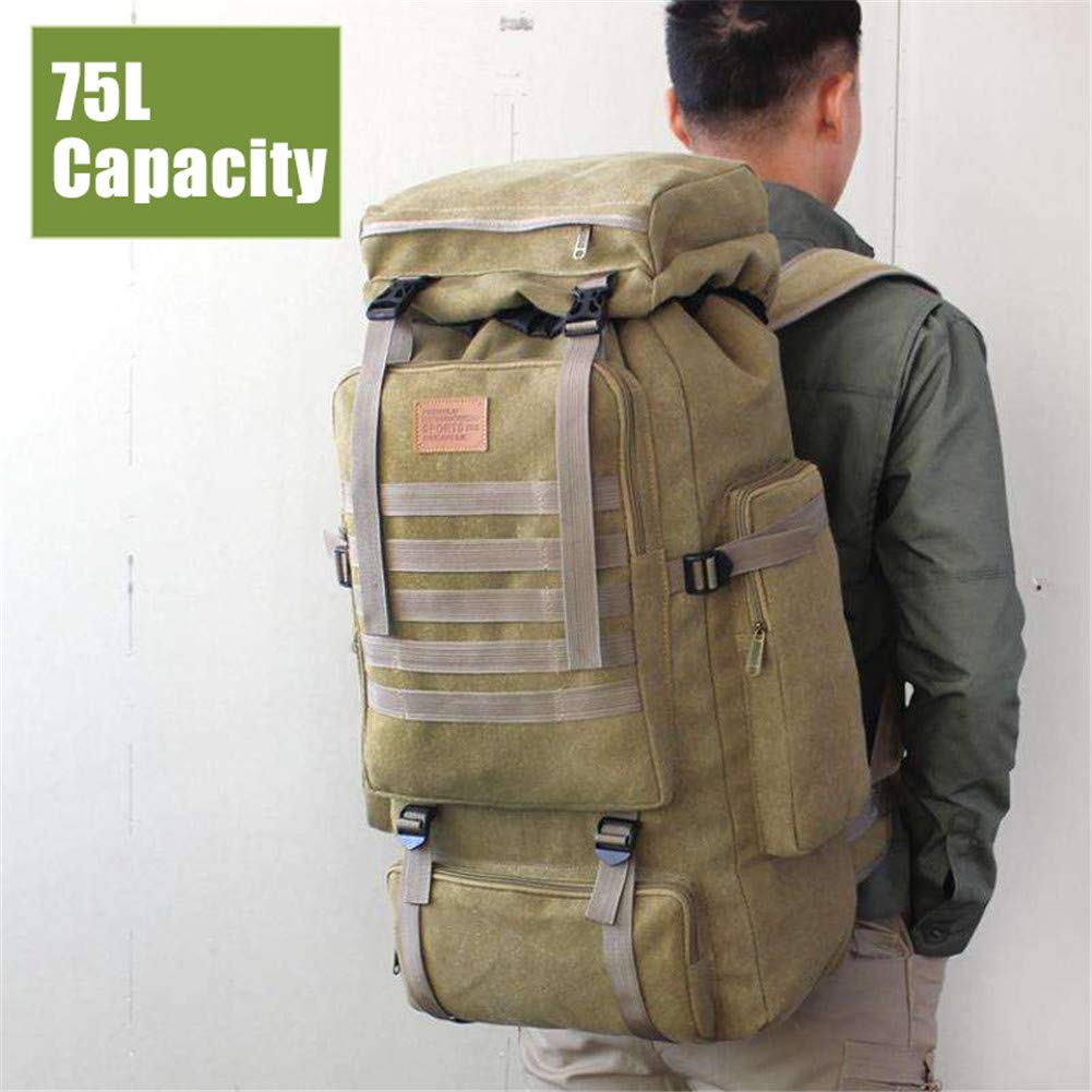 Plecak turystyczny jakości Outdoor Sport Torba Molle Wodoodporny Wspinaczka Piesze Wycieczki Wojskowy Plecak Taktyczny Camping Alpinizm 75L