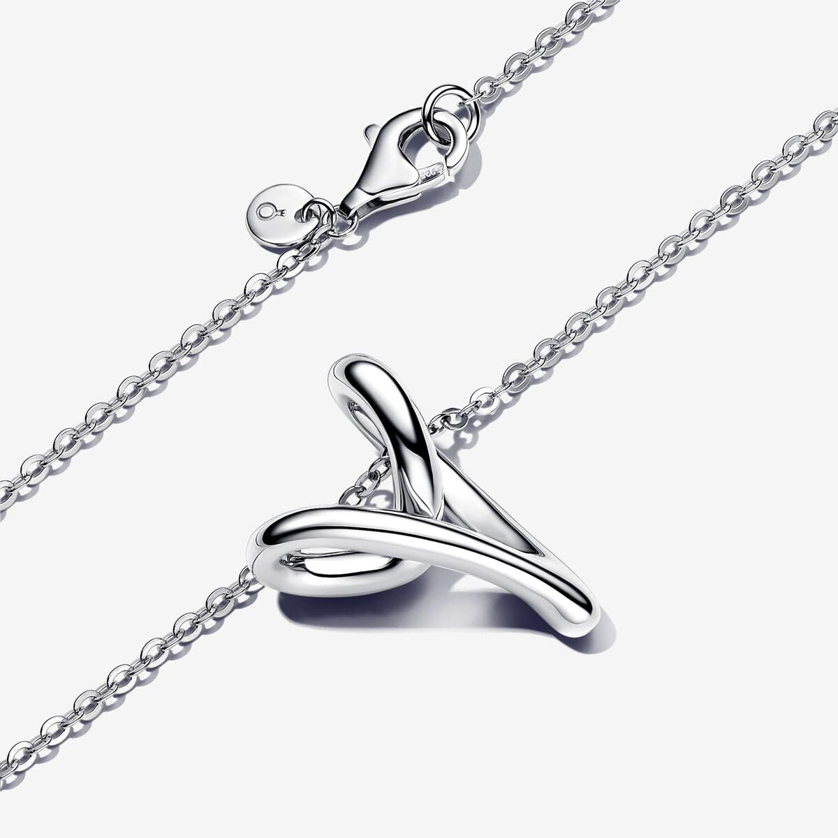 Pandora Essence Collar de plata de ley con colgante en forma de corazón, 70 cm70