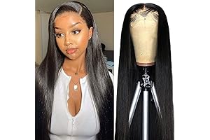 Maycat Lace Front Human Hair Wigs:5x5 32 Inch Straight Hair