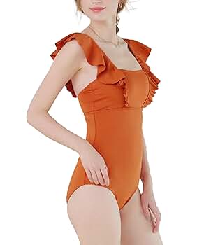 Amazon | [シードレス] ショルダーフリル スクエアネック