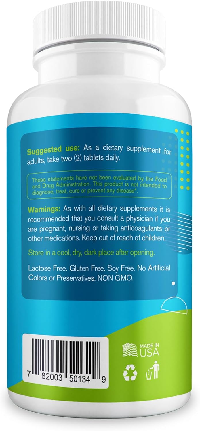 Multivitamin with 25 Vitamins & Minerals (90 Tablets) | Immune, Energy & Cognitive Support | Daily Vitamins for Woman and Men | Antioxidants, Zinc, B-Complex, Calcium, D3 (1) - Image 8