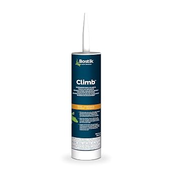 BOSTIK Climb 10.1oz Premium Adhesive Glue for Medium Floor & Wall Applications | Professional Grade | Non-Sag, Sound Reducing | Quick Curing, Zero Solvents, Low Odor & Easy Clean | 1 Cartridge