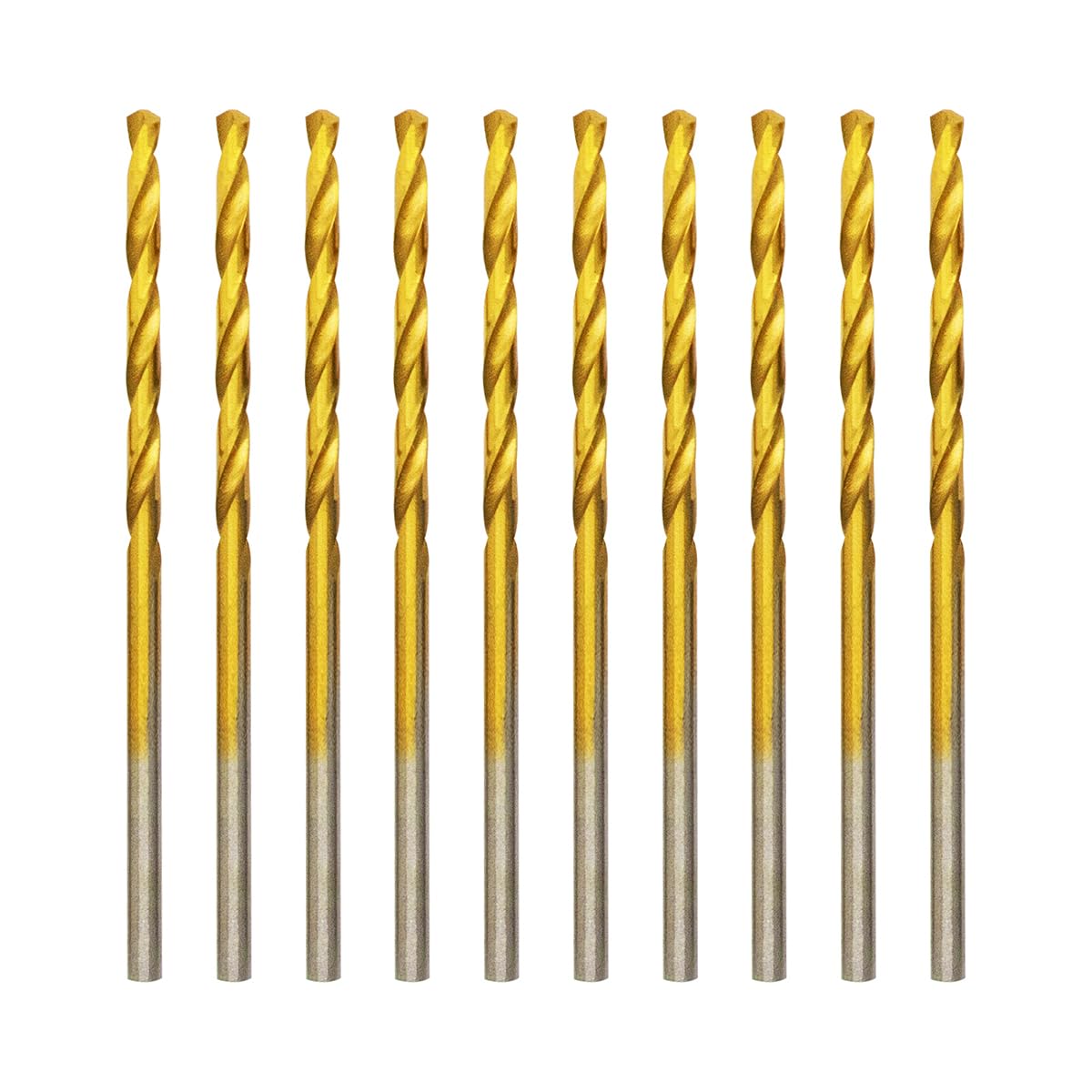 Meccion Cobalt Drill Bits 1/2 in. x 6 in. x 1pcs M35 Cobalt Titanium Nitride Coated Drill Bit for Metal, Steel, Cast Iron, Wood, Plastic