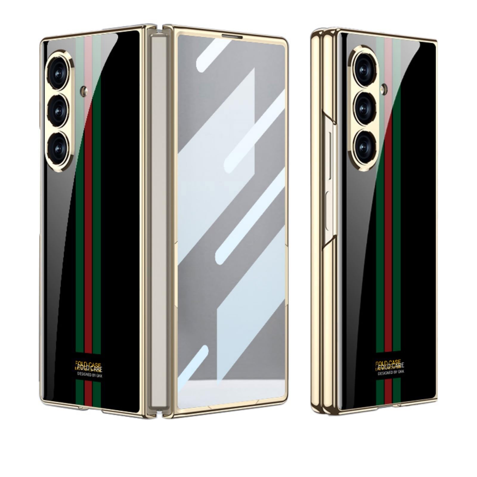 COQUE Hülle für Samsung Galaxy Z Fold 7 Cover,6D Mikrogepräg