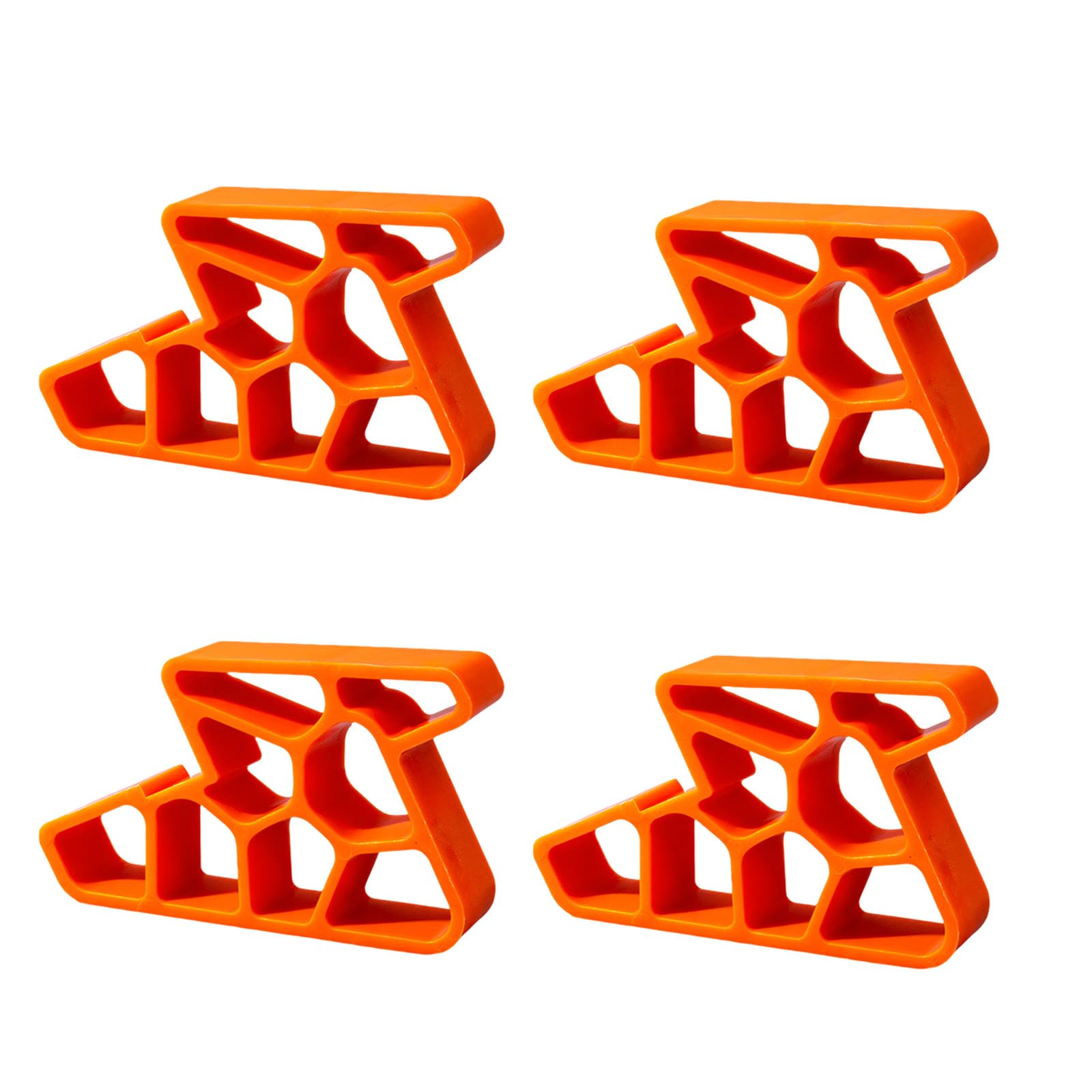 4Pcs Heavy Duty Door Stoppers Antislip Easy Installation Door Wedges 3D Track Stopper Balcony Improvement Porch Obstacle