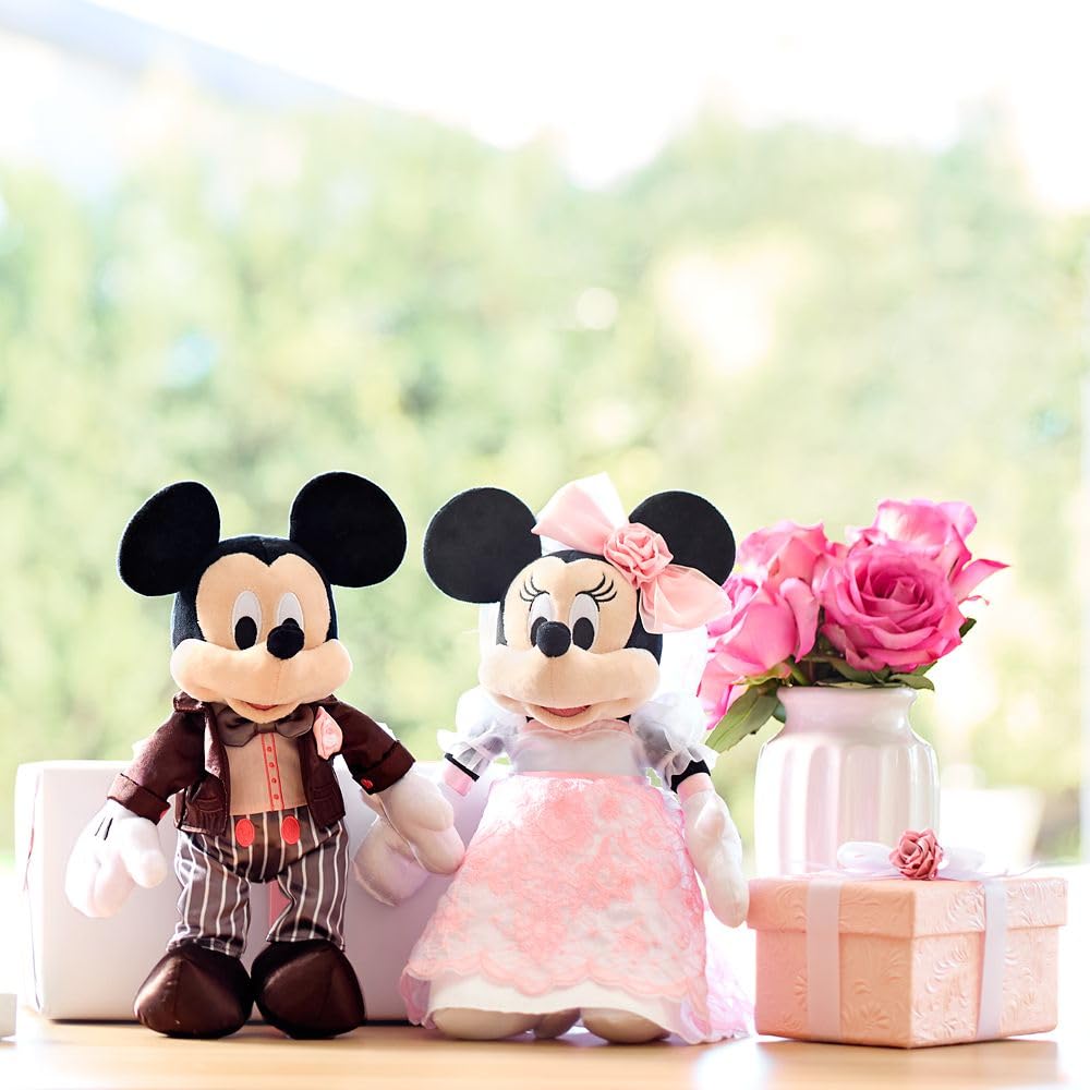 Disney Store Official Minnie Mouse Wedding Plush - Bride Stuffed