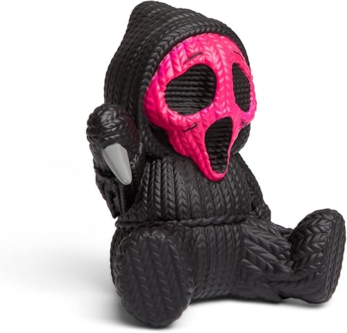 Miniatura 3 de Ghost Face Pink Fluorescent Handmade by Robots Figura de vinilo tamaño completo