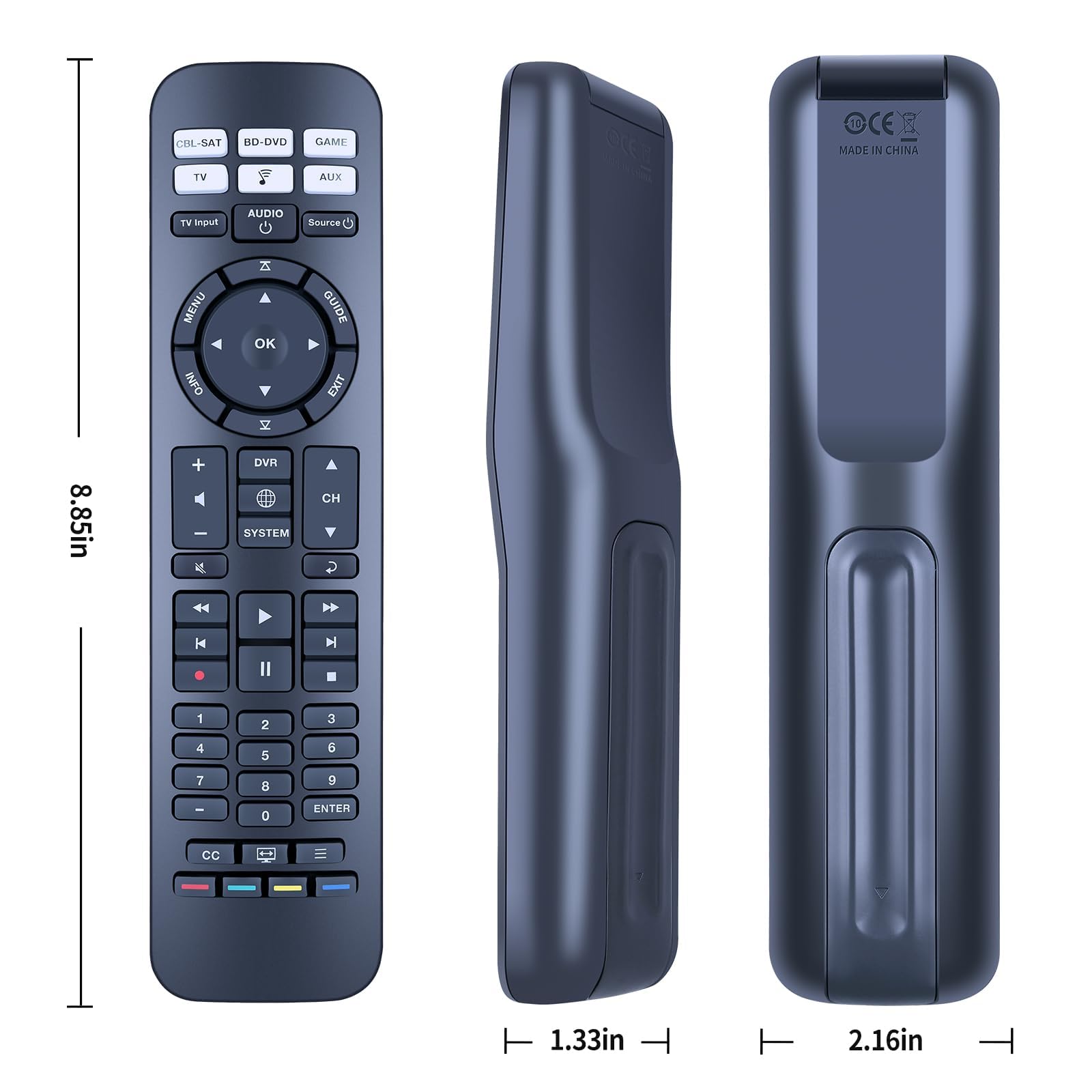 PZL Telecomando di ricambio URC-15S per Bose CineMate SoundTouch 520, 220, 130, 120