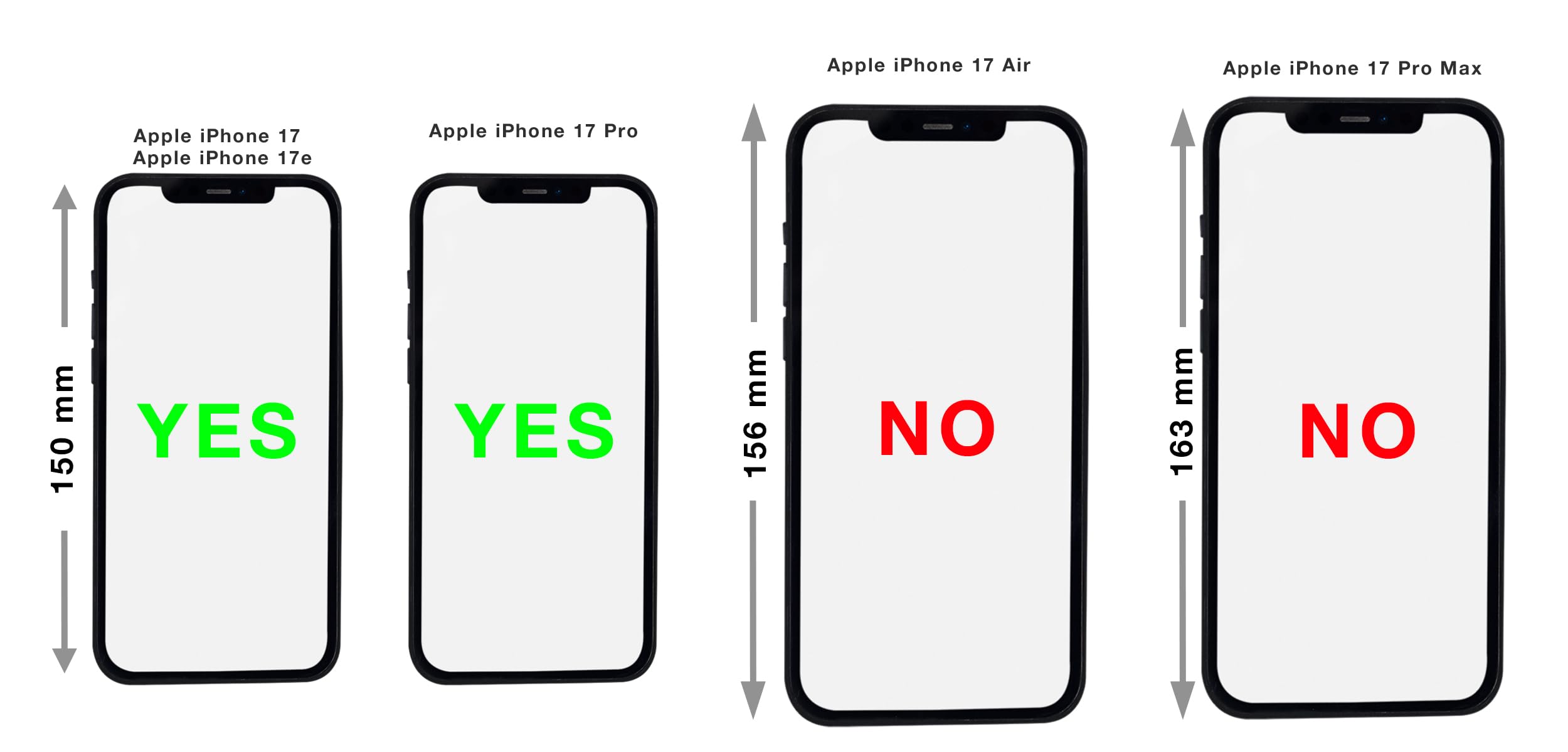 Marsupio per Apple iPhone 17 I iPhone 17 Pro, pelle nera, chiusura magnetica, clip per cintura