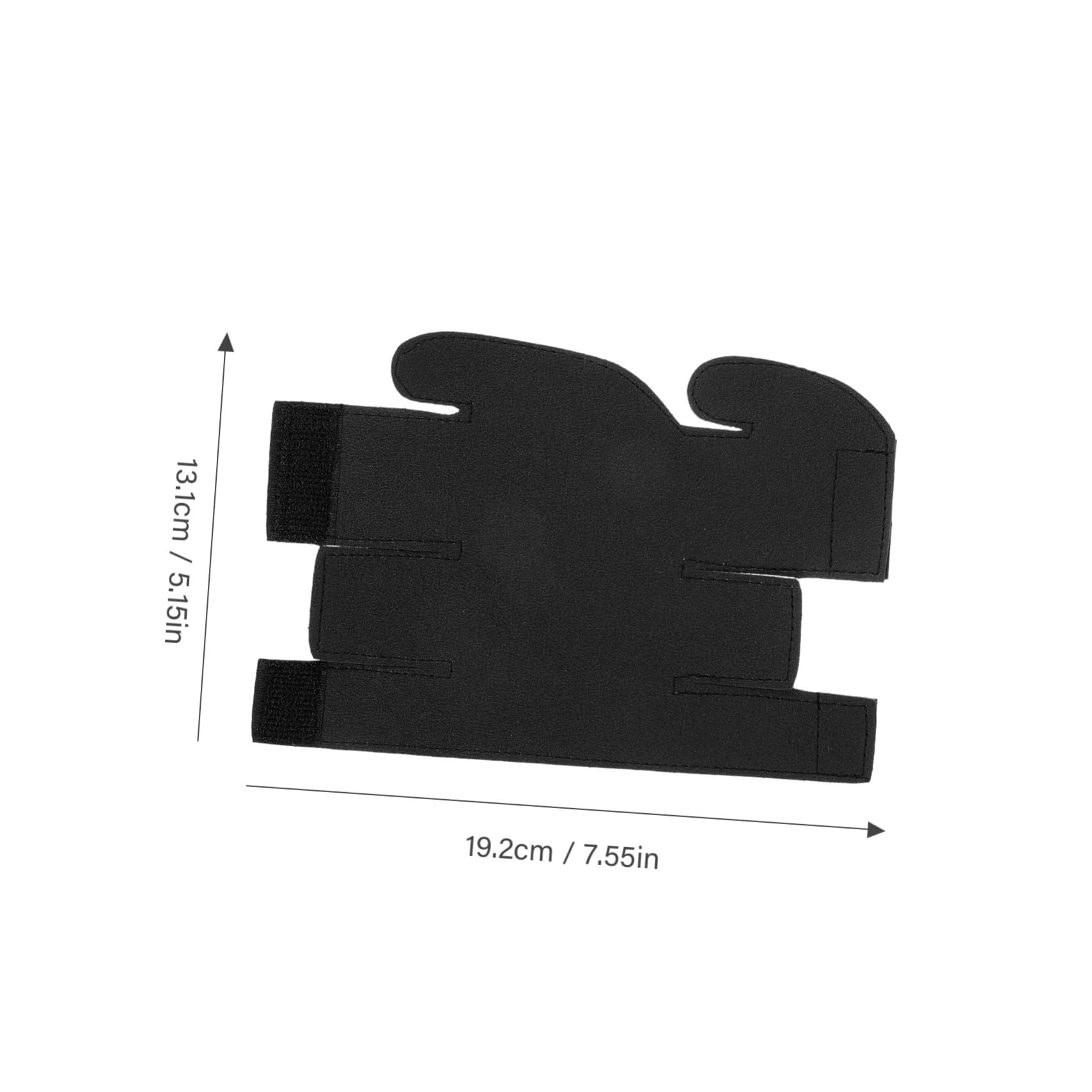 Sosoport Leather Trumpet Guard Wrap for Cornet Simple Design Durable PU Material Easy to Install Comfortable Grip Protective Cover for Musical Instruments