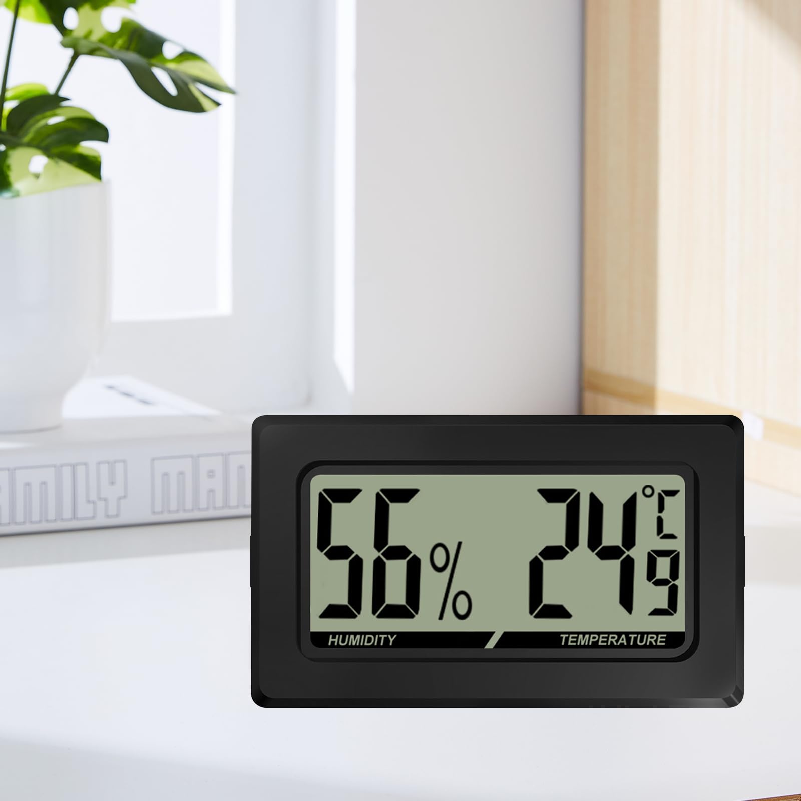 Lot De 10Thermomètre Hygromètre Digital LCD Mini thermomètre hygromètre hygromètre thermomètre thermomètre reptiles numérique intérieur pour bureau, cuisine, incubateur de jardin